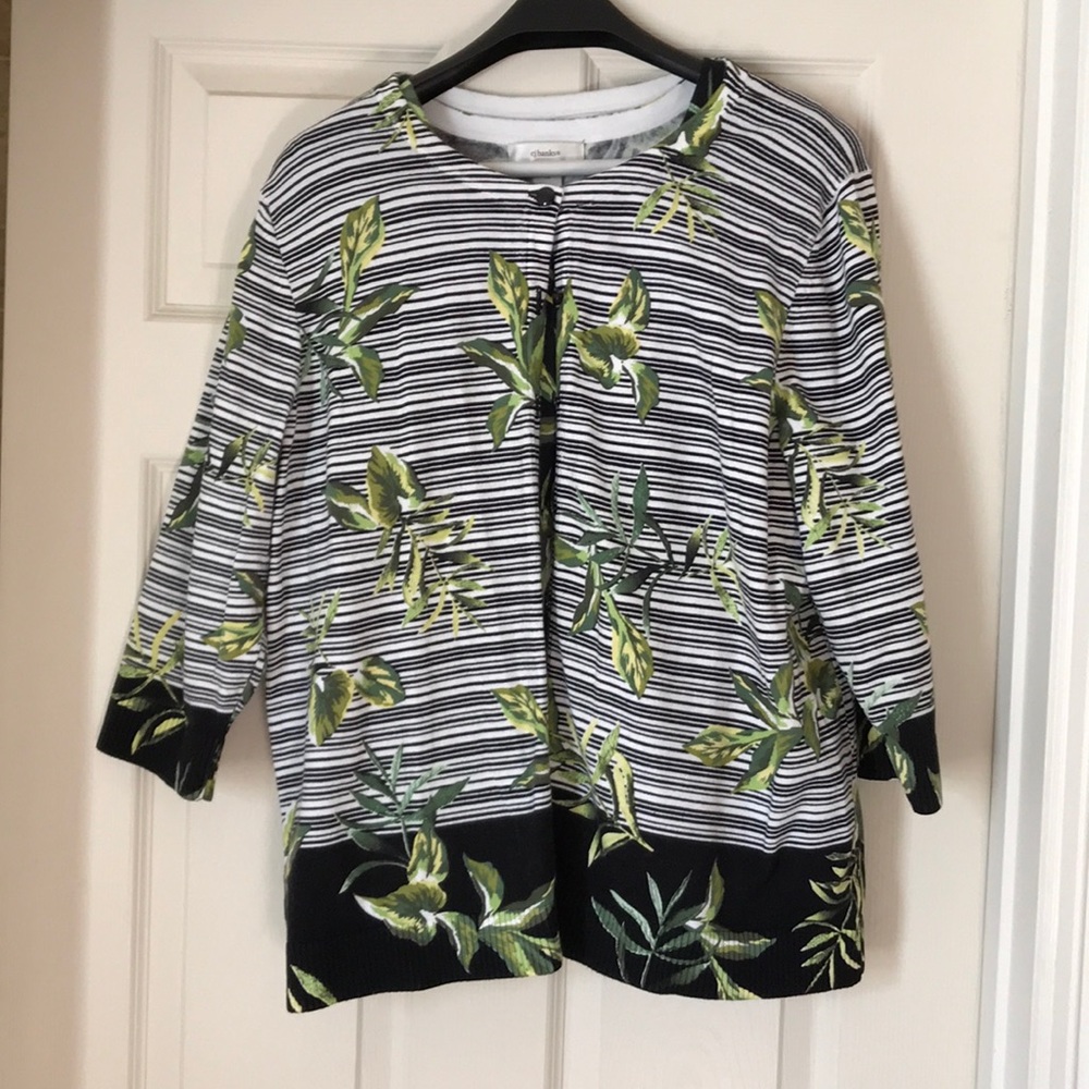 CJ Banks Cardigan and tank top